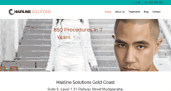 Desktop Screenshot of hairlinesolutions.com.au